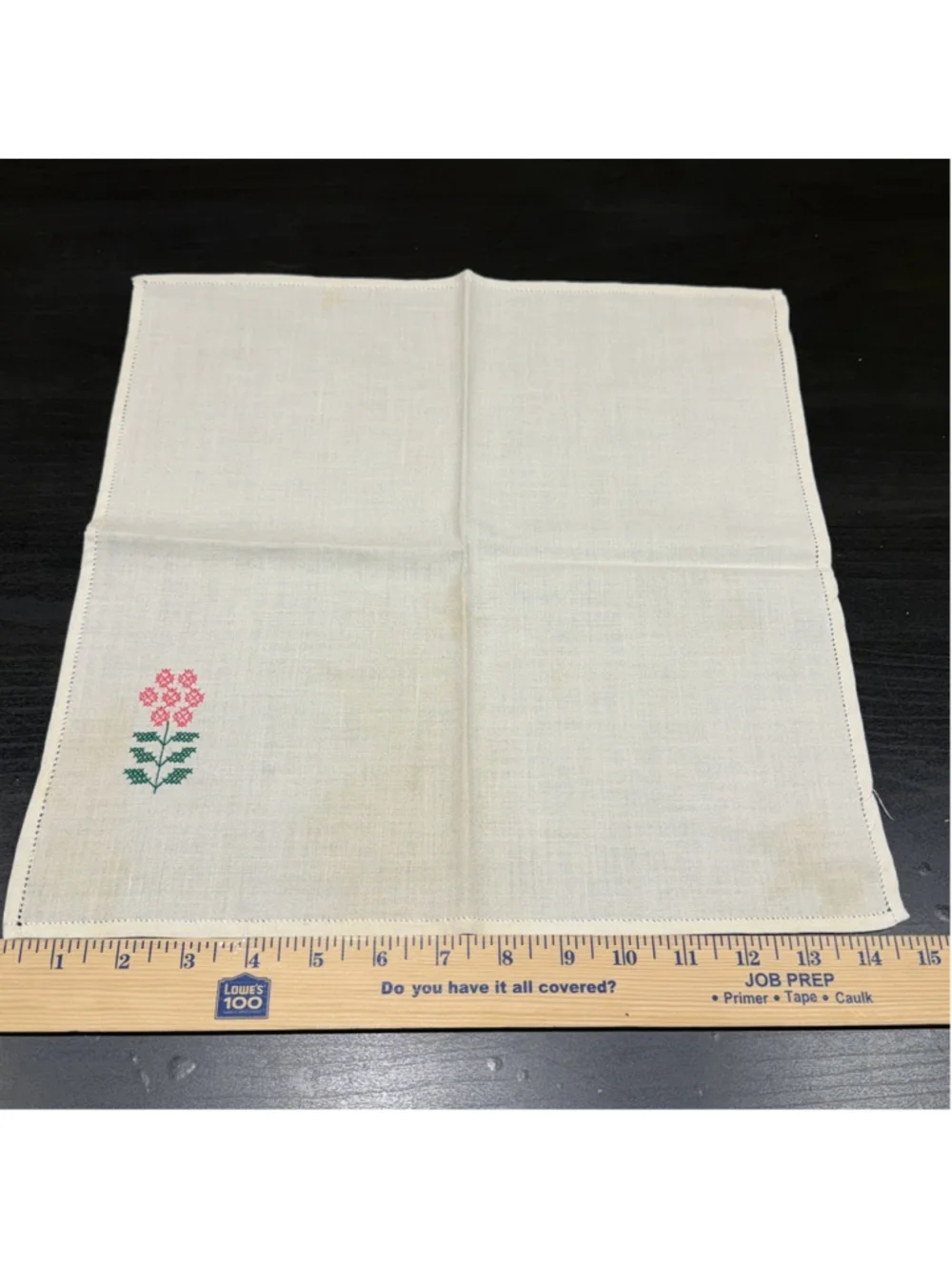 Unbranded cloth former intact